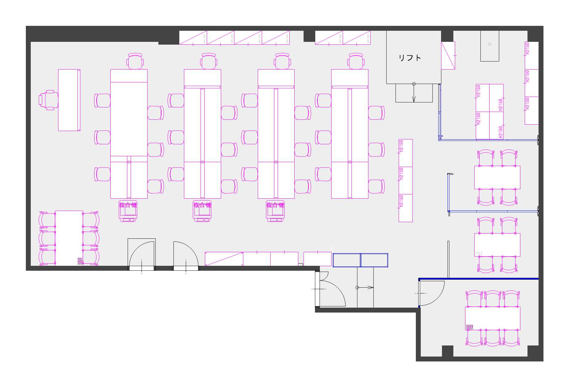 オフィスサンプルレイアウト88