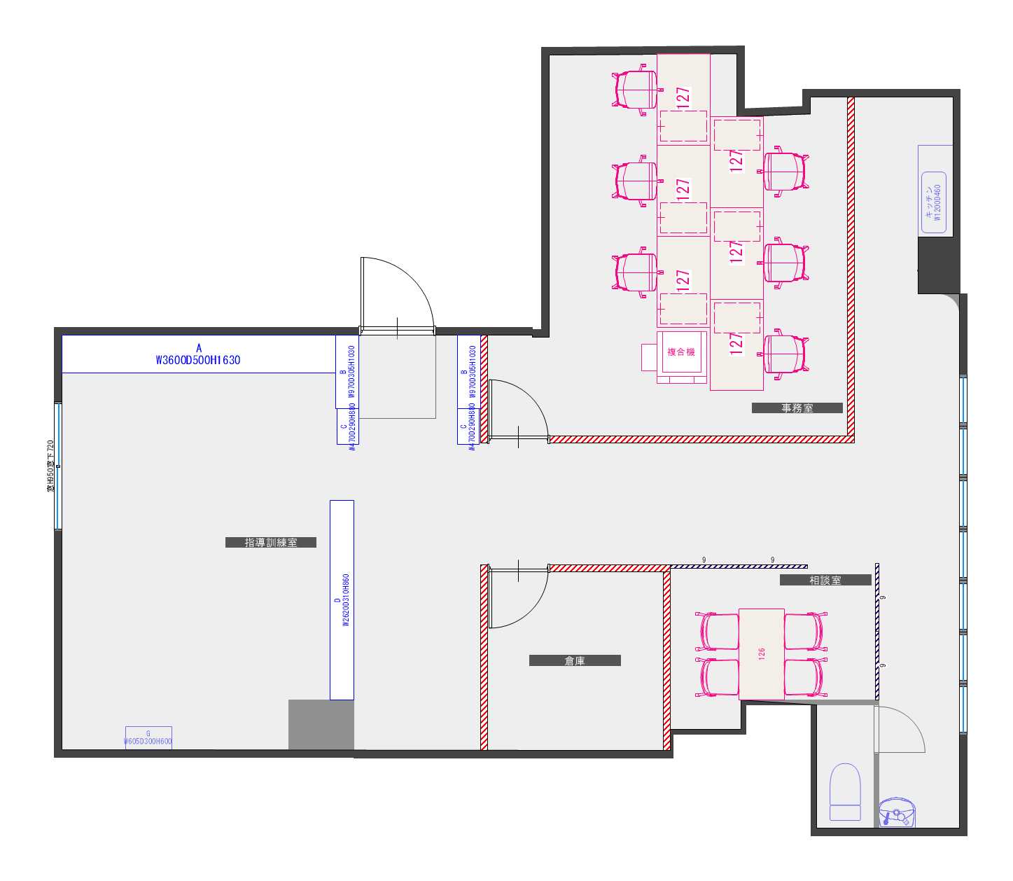 オフィスサンプルレイアウト91