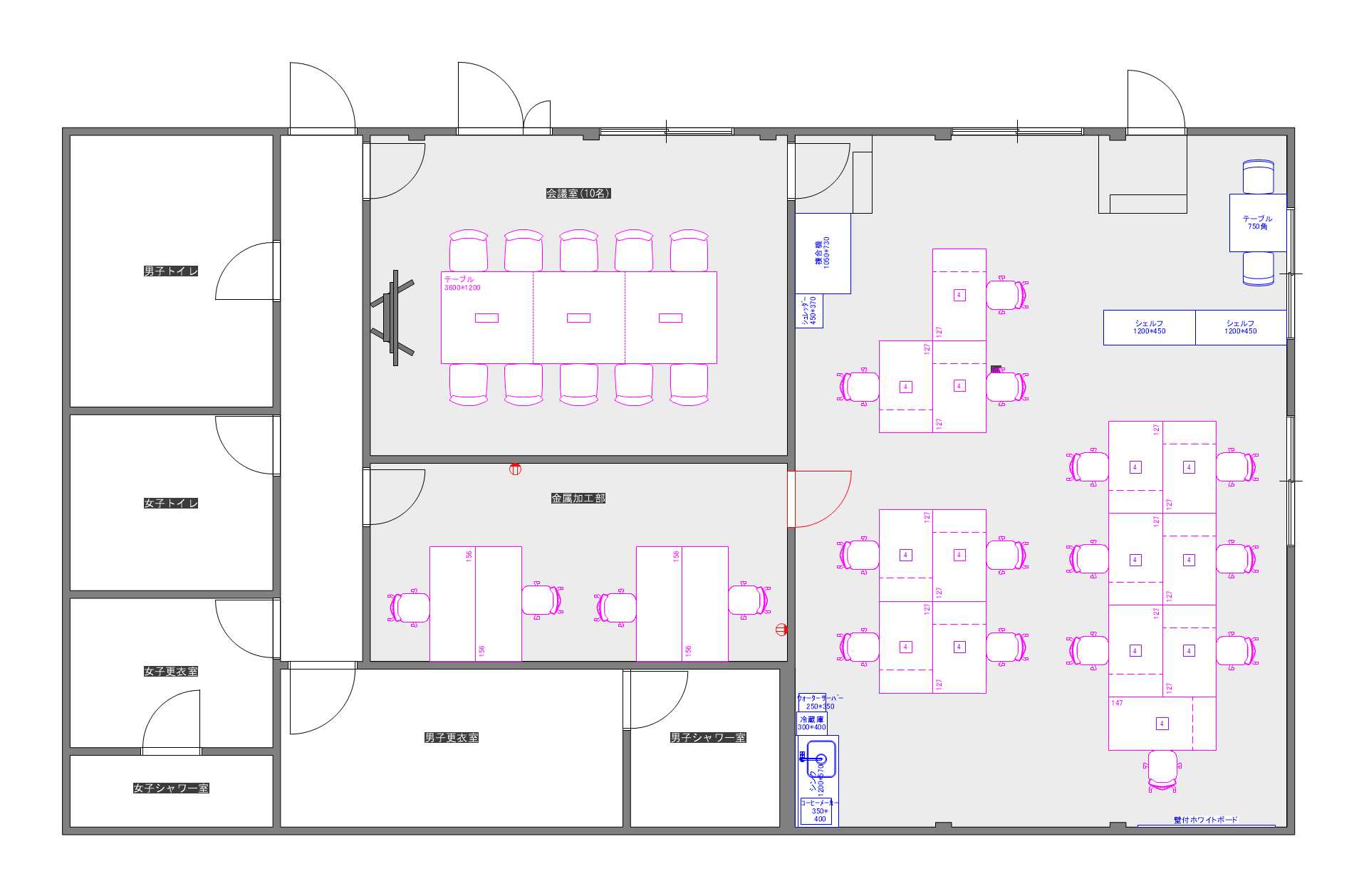 オフィスサンプルレイアウト95