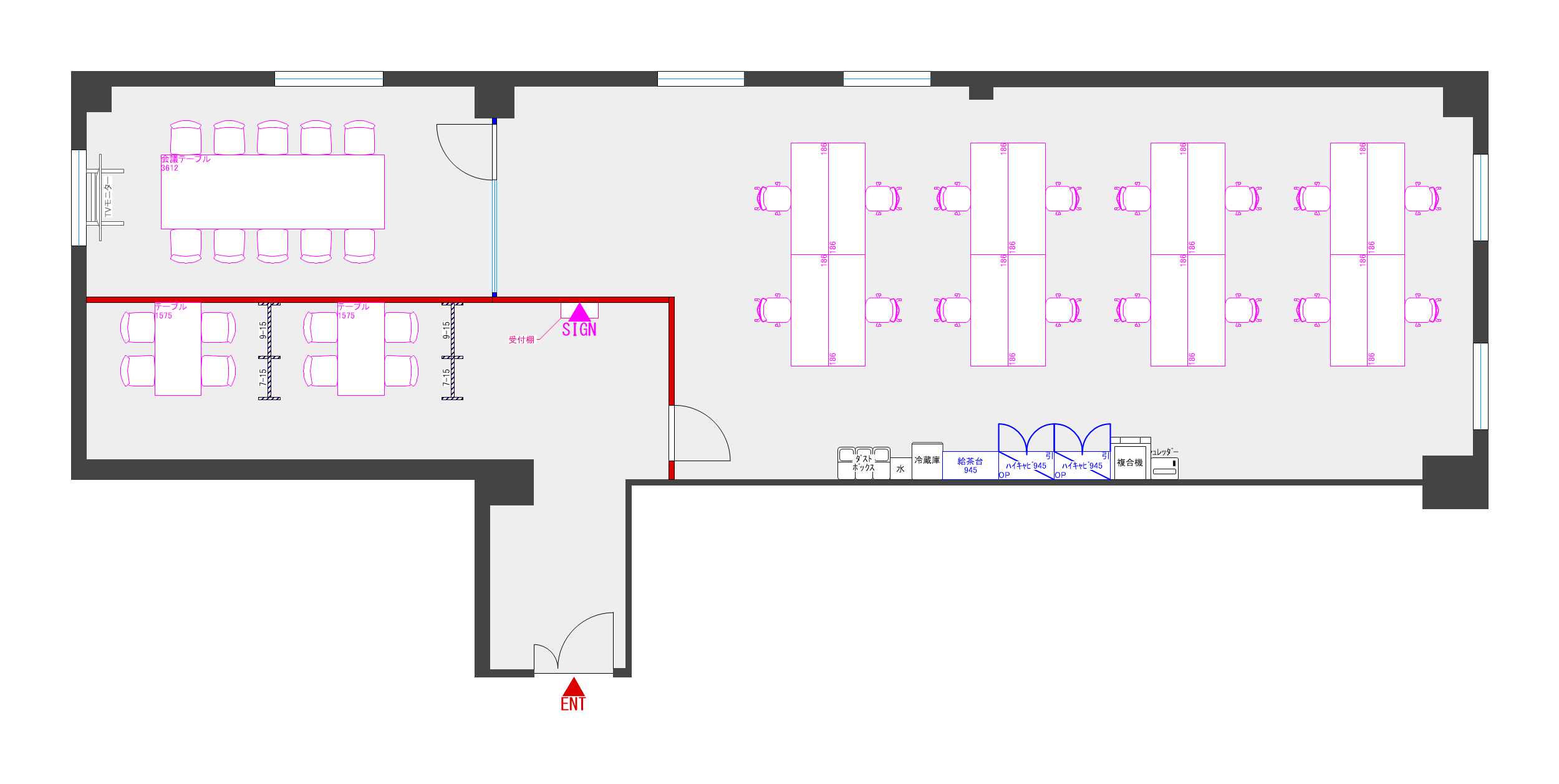 オフィスサンプルレイアウト102