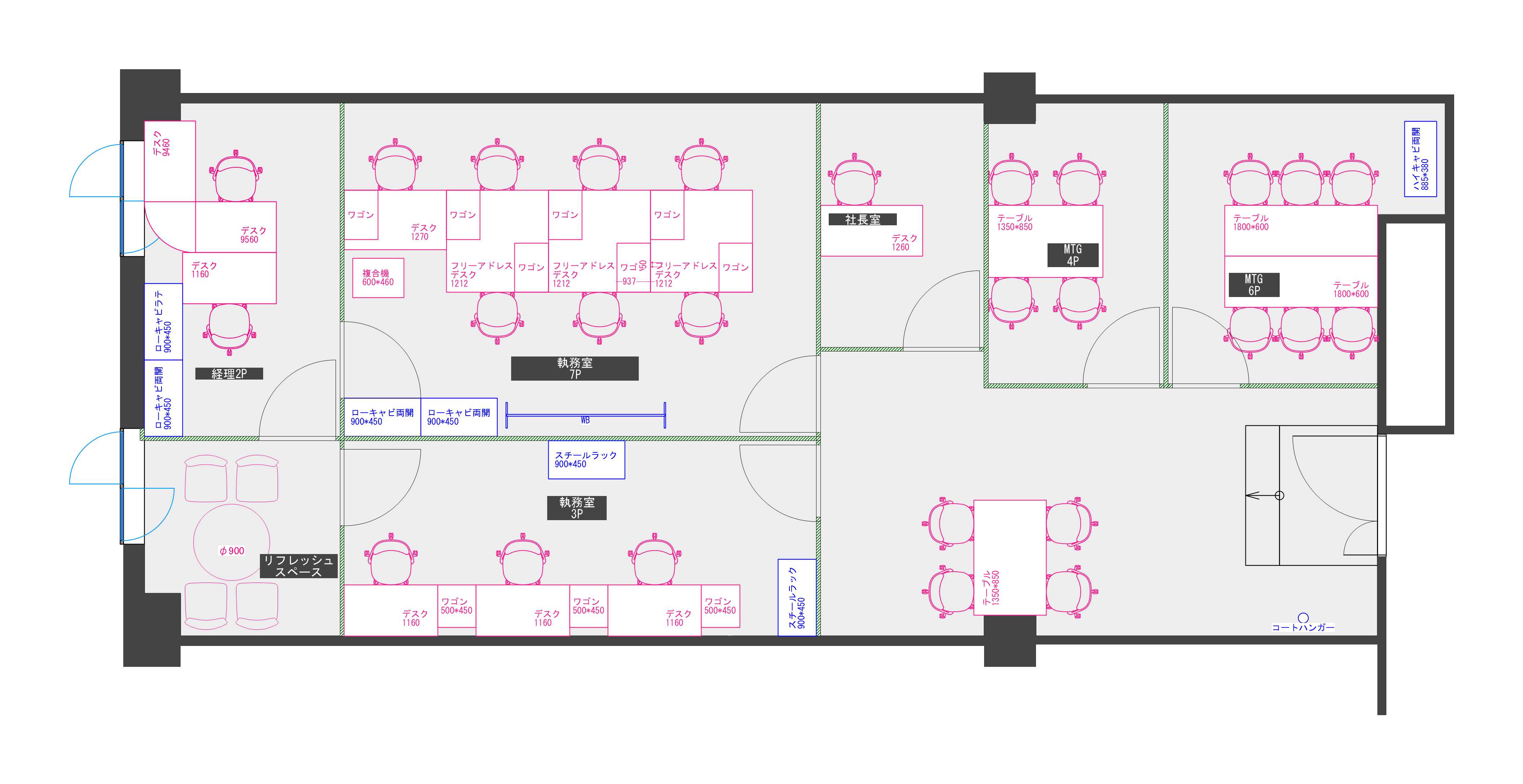 オフィスサンプルレイアウト114