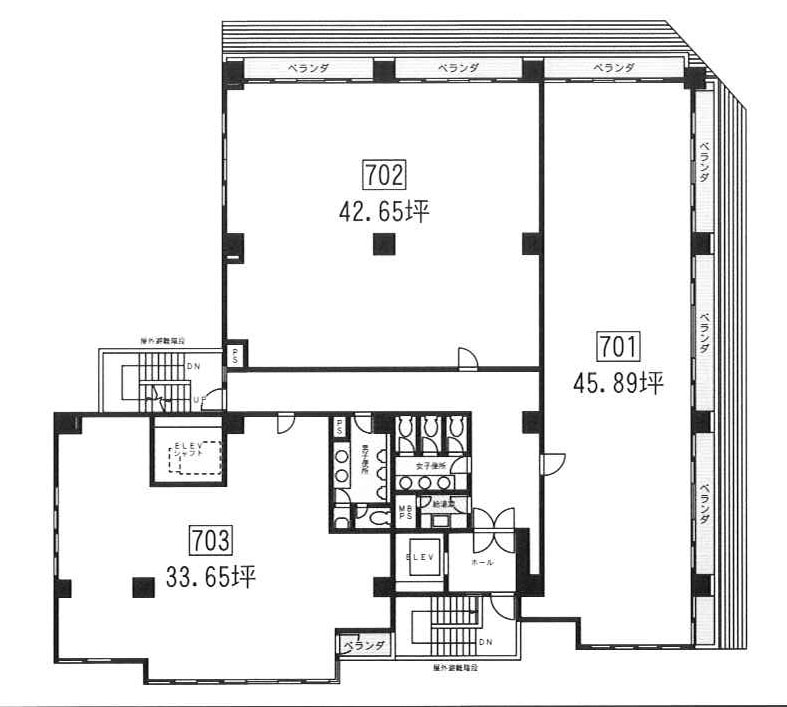 コスモス御苑ビル(カテリーナネオハイツ/モニーレ御苑前)