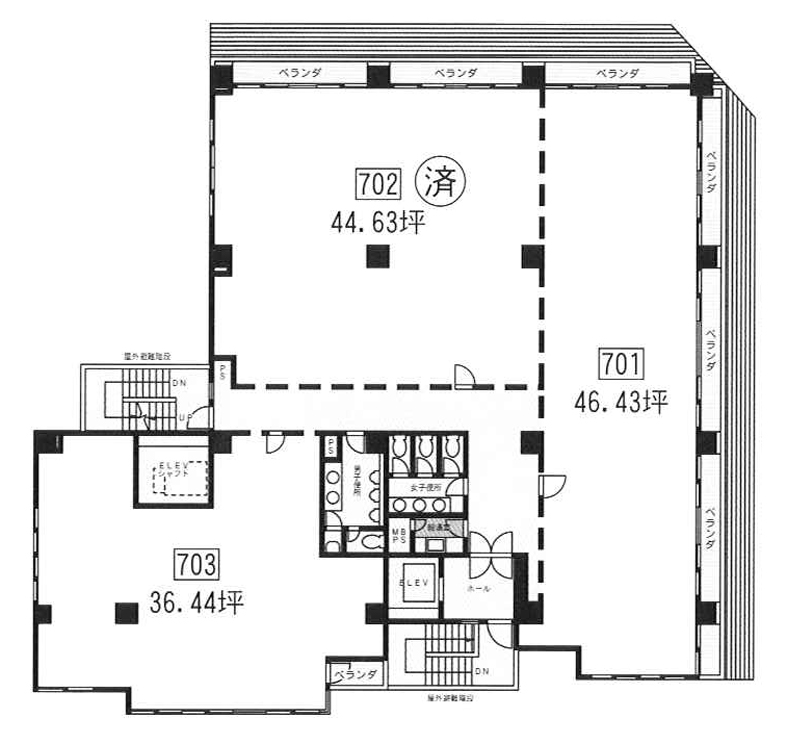 コスモス御苑ビル(カテリーナネオハイツ/モニーレ御苑前)