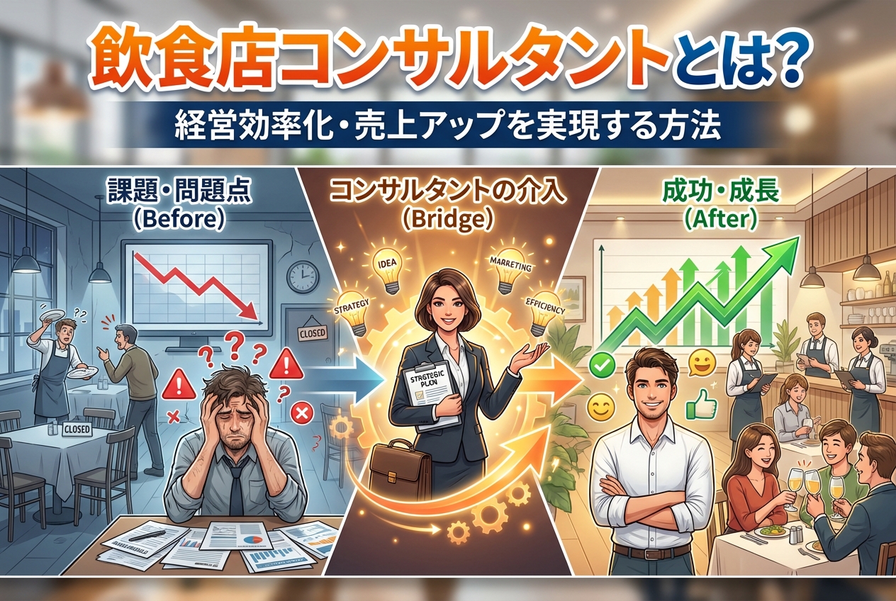 飲食店コンサルタントとは？経営効率化・売上アップを実現する方法