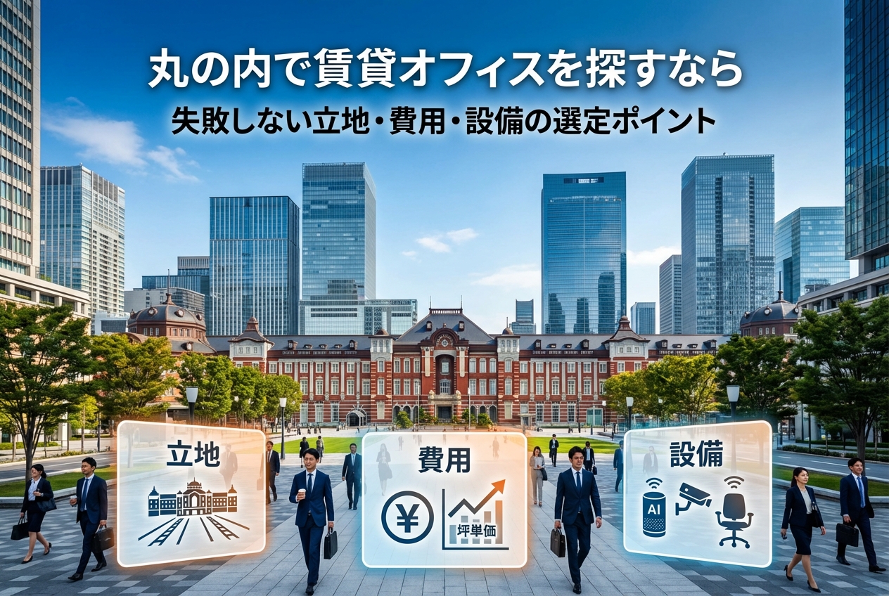 丸の内で賃貸オフィスを探すなら｜失敗しない立地・費用・設備の選定ポイント