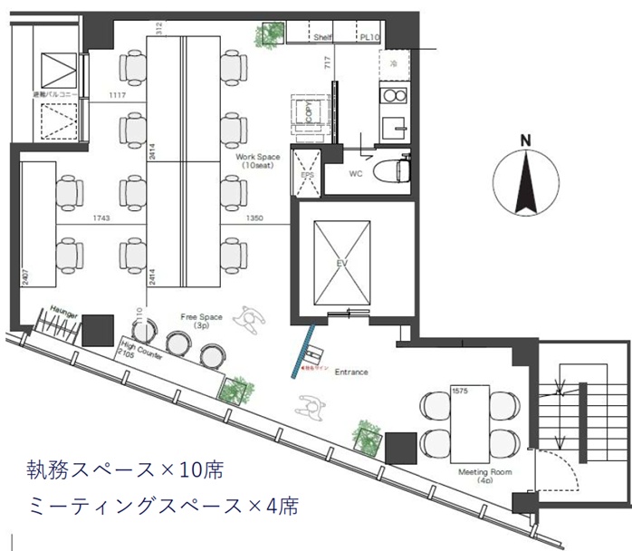 VORT麹町大通り 10階 図面