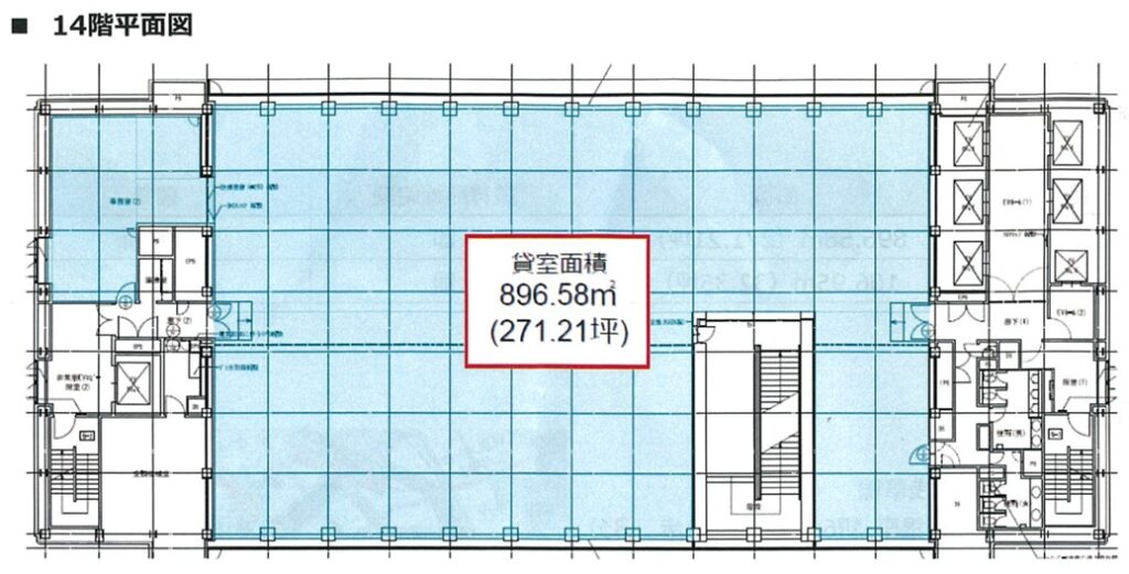 野村不動産銀座ビル 14階図面