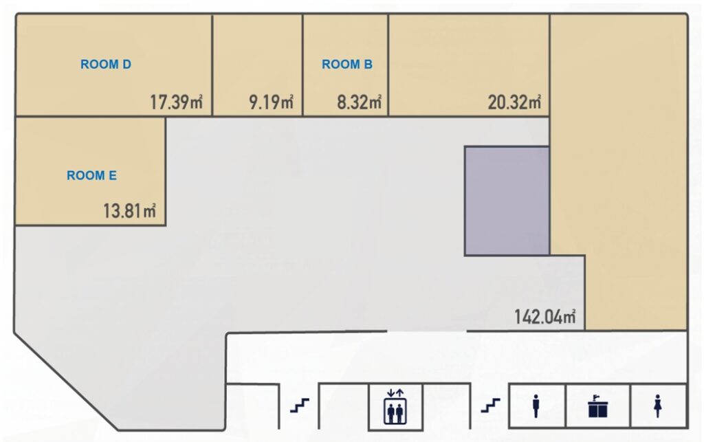 GOLDWARE PARK 西麻布 フロア図面