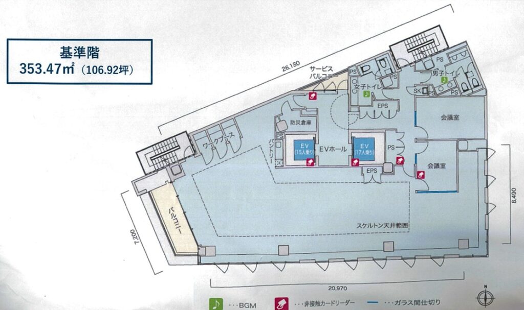 ソラス神保町 7階図面