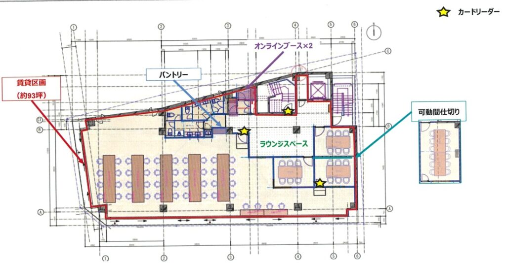 WORK VILLA HIRAKAWACHO 4階図面