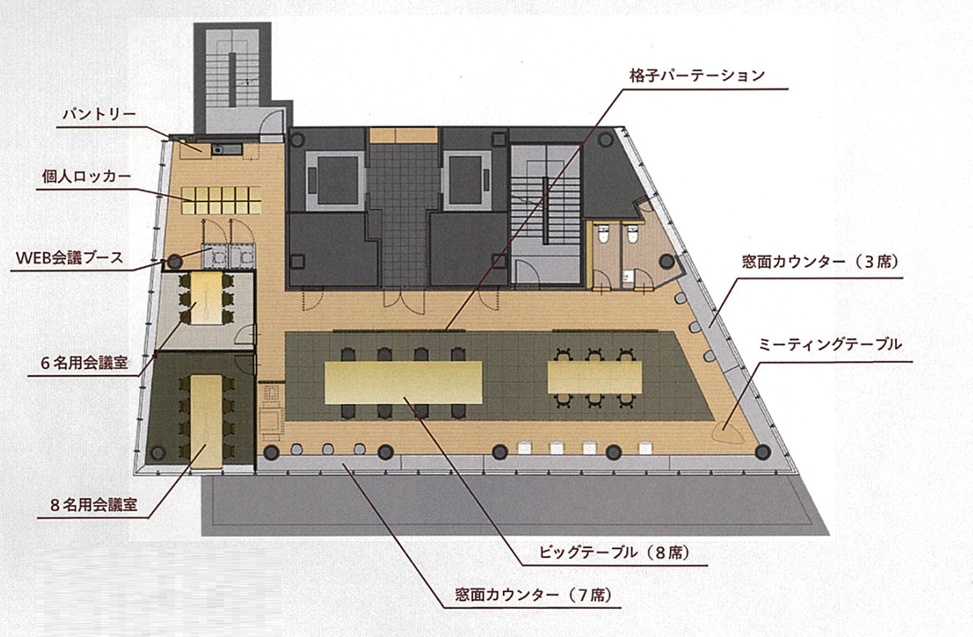LA PORTE AOYAMA 8階図面