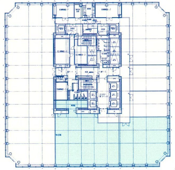 愛宕グリーンヒルズMORIタワー 25階平面図