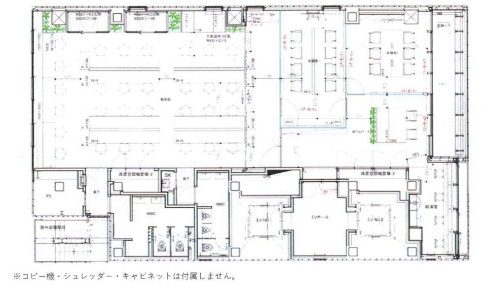 REVZO新橋 10階 フロア図